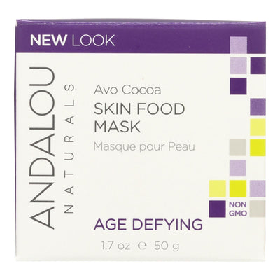 Andalou Naturals Skin Food Nourishing Mask Avo Cocoa - 1.7 Fl Oz - Orca Market