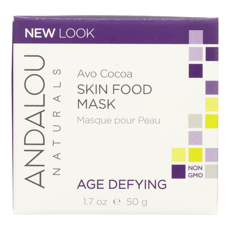 Andalou Naturals Skin Food Nourishing Mask Avo Cocoa - 1.7 Fl Oz - Orca Market