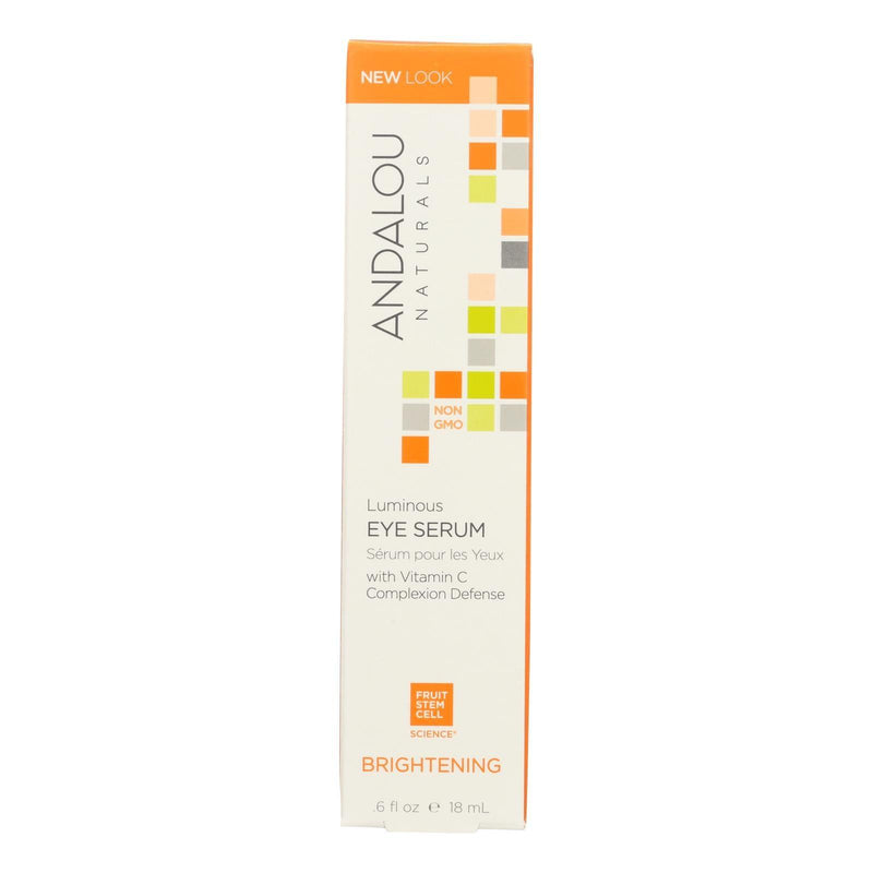 Andalou Naturals Luminous Eye Serum Brightening - 0.6 Fl Oz - Orca Market