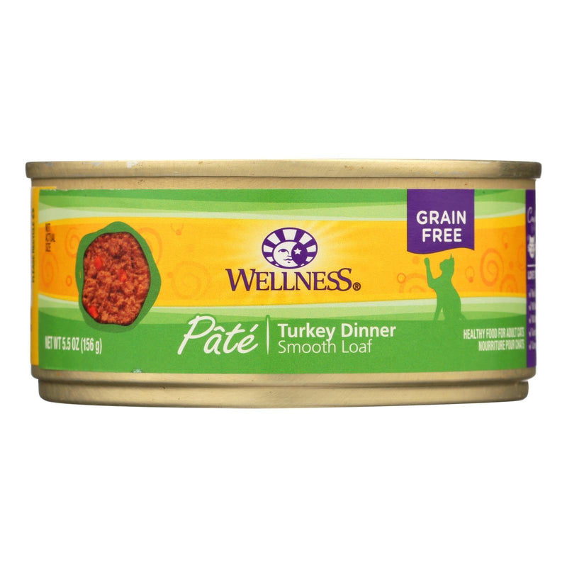 Wellness Pet Products Cat Food - Turkey Recipe - Case Of 24 - 5.5 Oz. - Orca Market