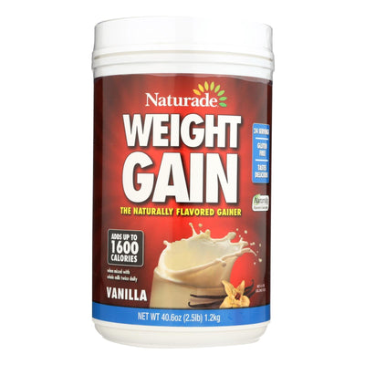 Naturade Weight Gain Vanilla - 40 Oz - Orca Market