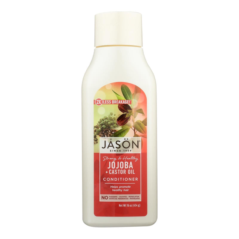 Jason Pure Natural Long And Strong Conditioner Jojoba - 16 Fl Oz - Orca Market