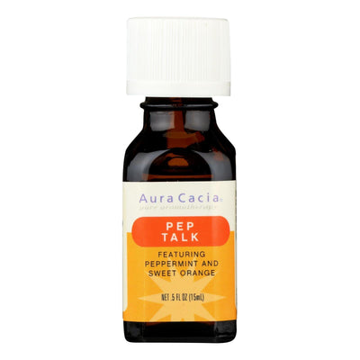 Aura Cacia - Essential Solutions Oil Pep Talk Peppermint And Sweet Orange - 0.5 Fl Oz - Orca Market