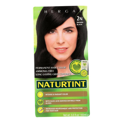 Naturtint Hair Color - Permanent - 2n - Brown Black - 5.28 Oz - Orca Market