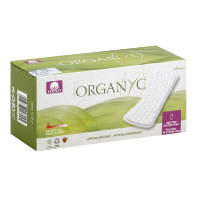 Organyc Cotton Flat Panty Liners - 24 Pack - Orca Market