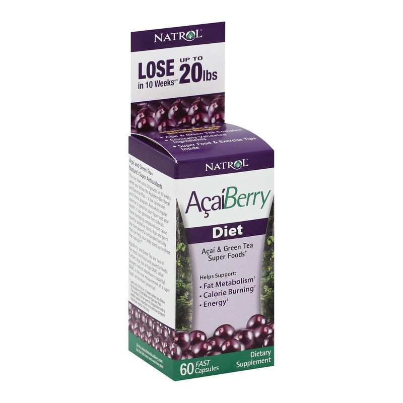 Natrol Acaiberry Diet - 60 Capsules - Orca Market