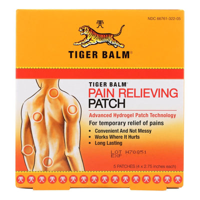 Tiger Balm Patch Display Center - Case Of 6 - 5 Packs - Orca Market