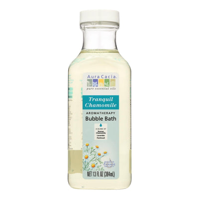 Aura Cacia - Aromatherapy Bubble Bath Tranquil Chamomile - 13 Fl Oz - Orca Market