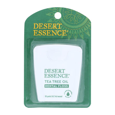 Desert Essence - Dental Floss Tea Tree Oil - 50 Yds - Case Of 6 - Orca Market