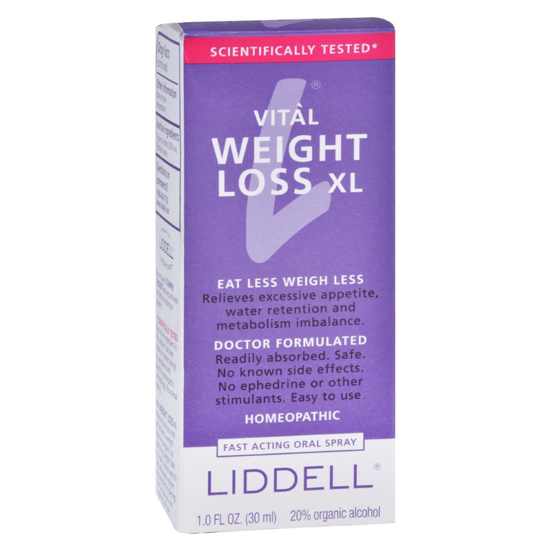 Liddell Homeopathic Weight Loss Xl - 1 Fl Oz - Orca Market