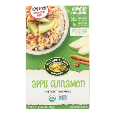 Nature's Path Hot Oatmeal - Apple Cinnamon - Case Of 6 - 14 Oz. - Orca Market