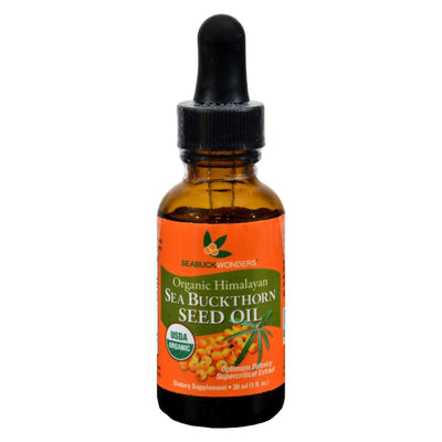 Seabuck Wonders Organic Himalayan Seabuckthorn Seed Oil - 1 Fl Oz - Orca Market