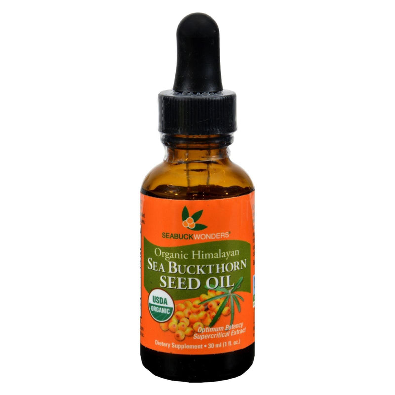 Seabuck Wonders Organic Himalayan Seabuckthorn Seed Oil - 1 Fl Oz - Orca Market