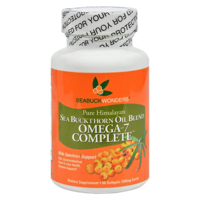 Seabuck Wonders Sea Buckthorn Omega 7 Complete - 500 Mg - 60 Softgels - Orca Market