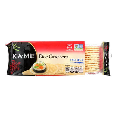 Ka'me Rice Crackers - Original - Case Of 12 - 3.5 Oz. - Orca Market