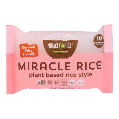 Miracle Noodle Rice - Shirataki - Miracle Rice - 8 Oz - Case Of 6 - Orca Market