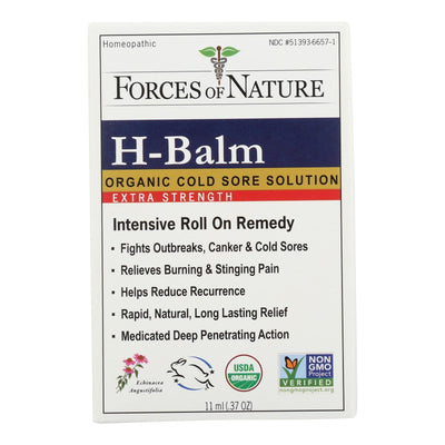 Forces Of Nature - Organic H-balm Daily Control - Extra Strength - 11 Ml - Orca Market