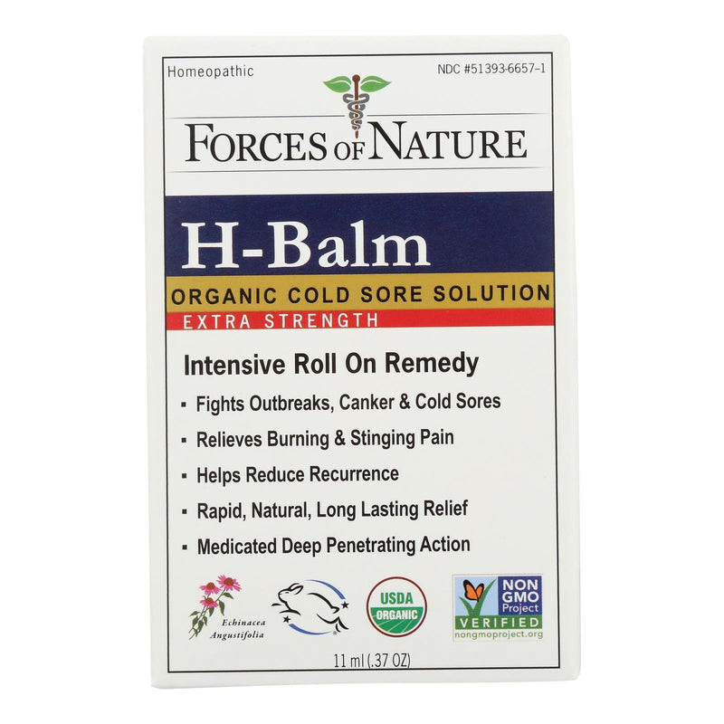 Forces Of Nature - Organic H-balm Daily Control - Extra Strength - 11 Ml - Orca Market