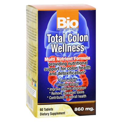 Bio Nutrition - Total Colon Wellness - 60 Tablets - Orca Market