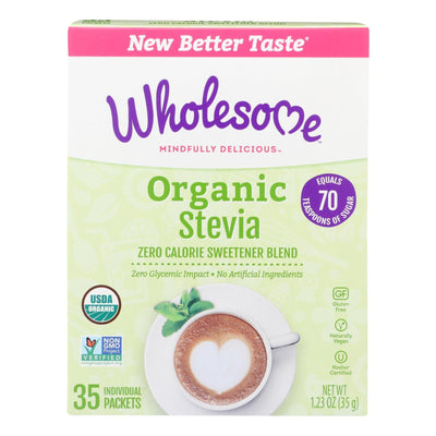 Wholesome Sweeteners Stevia - Organic - 35 Count - 1.23 Oz - Case Of 6 - Orca Market