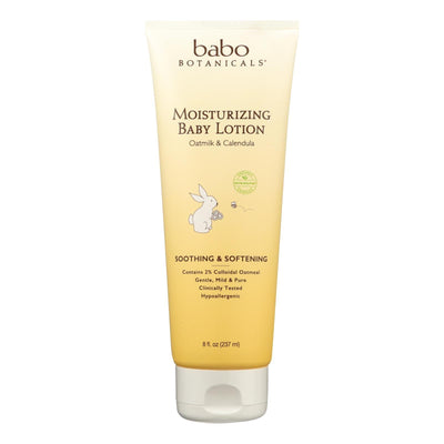 Babo Botanicals - Oatmilk Calendula Moisturizing Baby Lotion - 8 Fl Oz - Orca Market