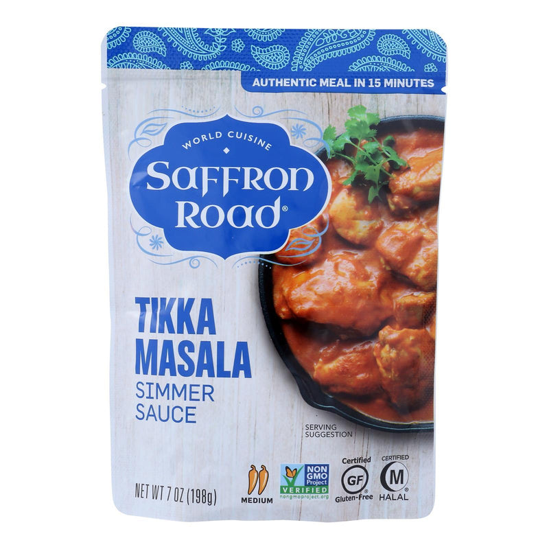 Saffron Road Simmer Sauce - Tikka Masala - Case Of 8 - 7 Fl Oz. - Orca Market