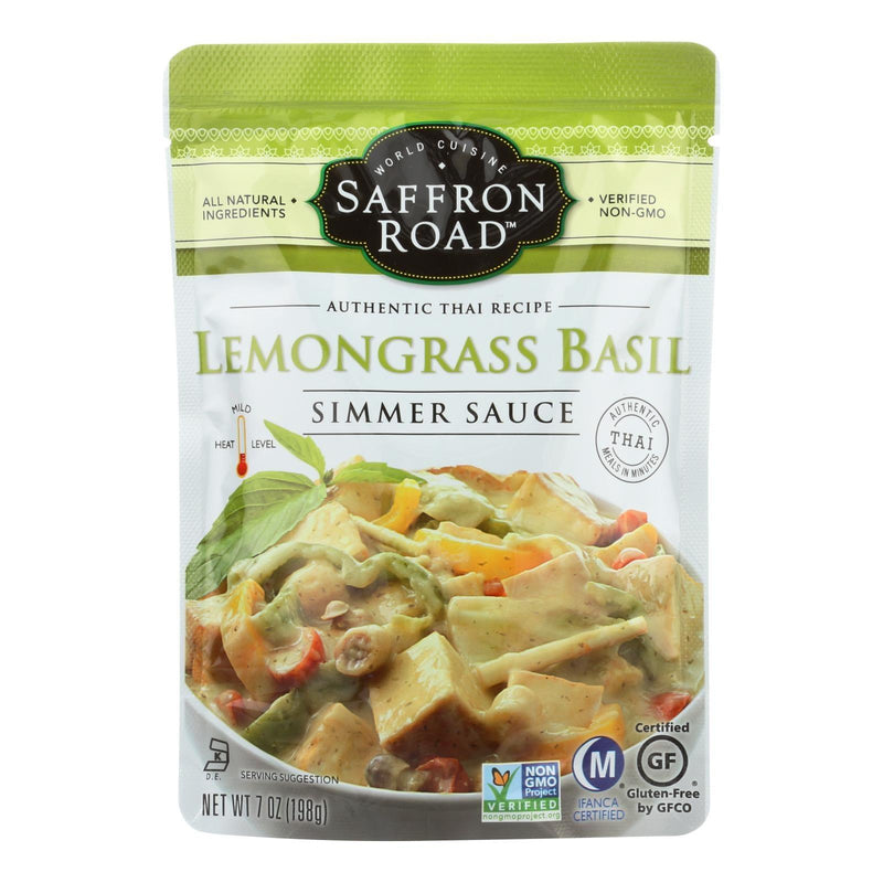 Saffron Road Simmer Sauce - Lemongrass Basil - Case Of 8 - 7 Fl Oz. - Orca Market