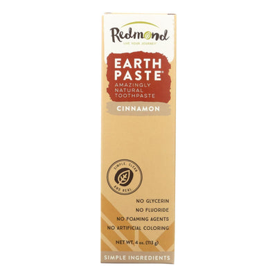 Redmond Trading Company Earthpaste Natural Toothpaste Cinnamon - 4 Oz - Orca Market