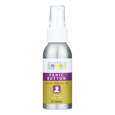 Aura Cacia - Essential Solutions Mist Panic Button - 2 Fl Oz - Orca Market