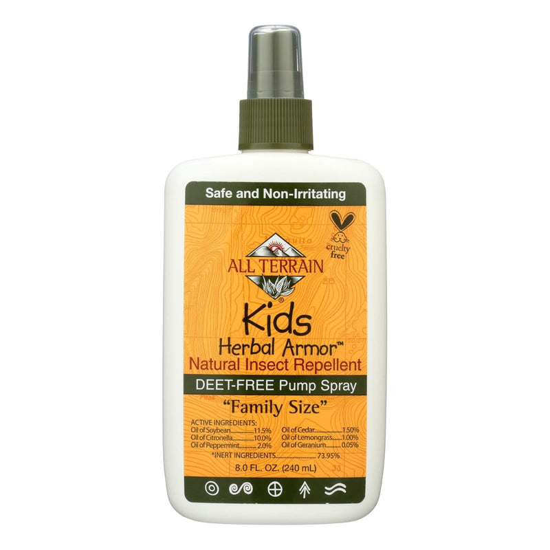 All Terrain - Herbal Armor Natural Insect Repellent - Kids - Family Sz - 8 Oz - Orca Market