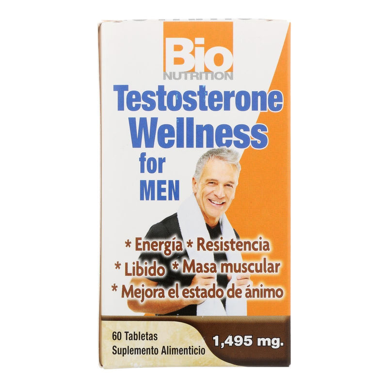 Bio Nutrition - Testosterone Wellness For Men - 60 Tablets - Orca Market