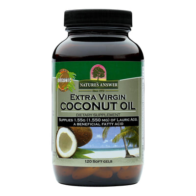 Nature's Answer - Extra Virgin Coconut Oil - 120 Softgels - Orca Market