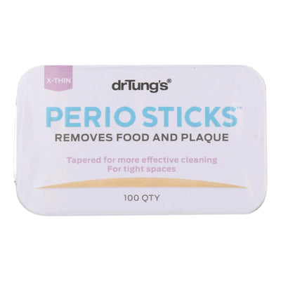 Dr. Tung's Perio Sticks - Extra Thin - Case Of 6 - 100 Pack - Orca Market