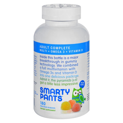 Smartypants All-in-one Multivitamin Plus Omega 3 Plus Vitamin D Gummies - 180 Pack - Orca Market