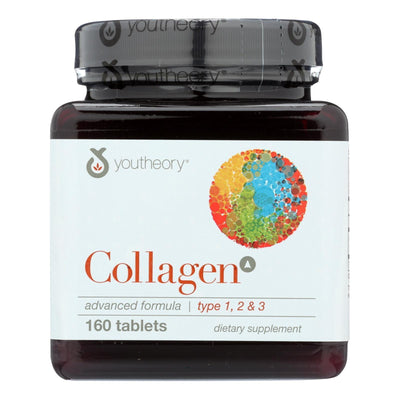 Youtheory Collagen - Type 1 And 2 And 3 - Advanced Formula - 160 Tablets - Orca Market