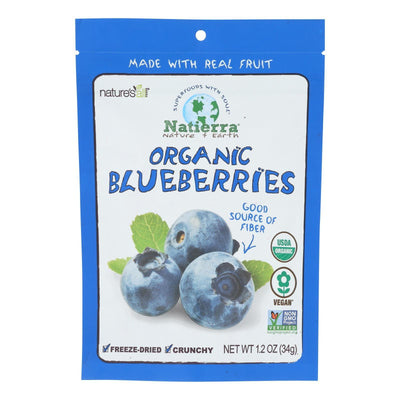 Natierra Fruit - Organic - Freeze Dried - Blueberries - 1.2 Oz - Case Of 12 - Orca Market