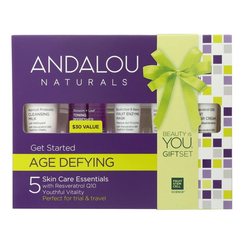 Andalou Naturals Get Started Age Defying - 5 Piece Kit - Orca Market