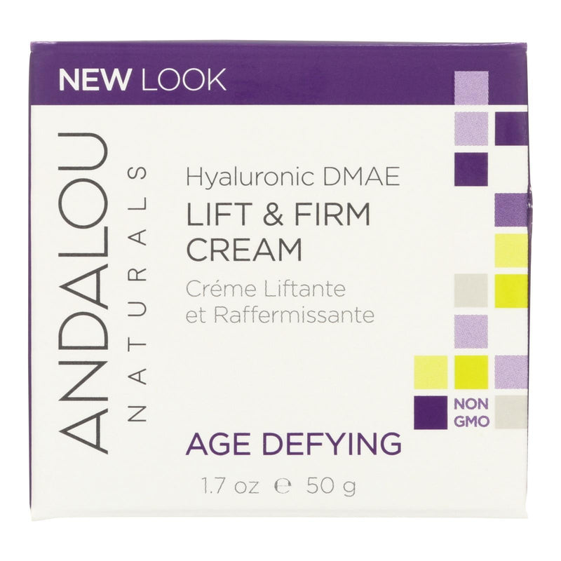 Andalou Naturals Age-defying Hyaluronic Dmae Lift And Firm Cream - 1.7 Fl Oz - Orca Market