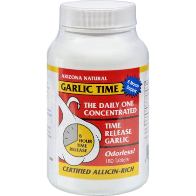 Arizona Natural Resource Garlic Time - 180 Tablets - Orca Market