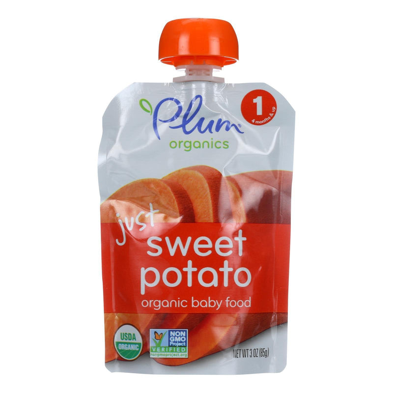 Plum Organics Just Veggie Baby Food - Sweet Potato - Case Of 6 - 3 Oz. - Orca Market