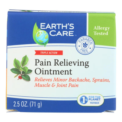 Earth's Care Pain Relieving Ointment - 2.5 Oz - Orca Market