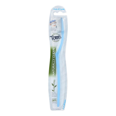 Tom's Of Maine Toothbrush - Naturally Clean - Adult - Medium - 1 Count - Case Of 6 - Orca Market