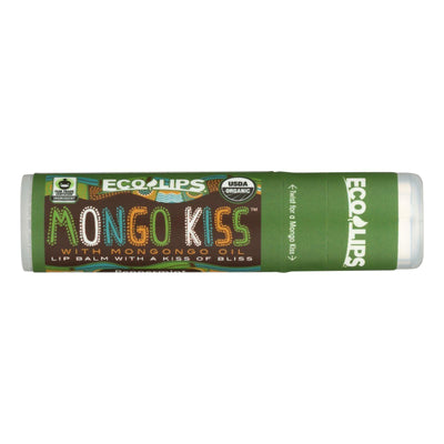 Mongo Kiss Display Center - Lip Balm - Organic - Eco Lips - Peppermint - .25 Oz - Case Of 15 - Orca Market