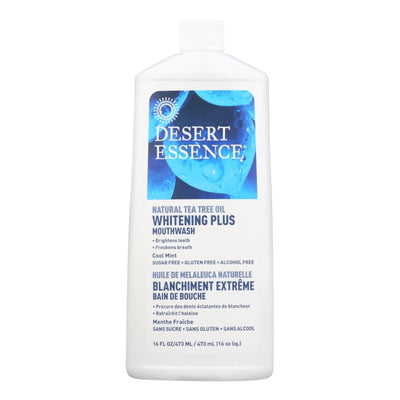 Desert Essence - Mouthwash - Tea Tree Whitening Mint - 16 Fl Oz - Orca Market