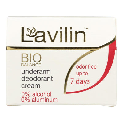 Lavilin Deodorant - Bio Balance - Underarm - Cream - 2.1 Oz - Orca Market