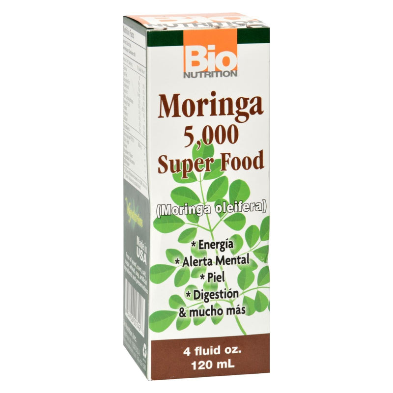 Bio Nutrition - Moringa Super Food - 5000 Mg - 4 Fl Oz - Orca Market