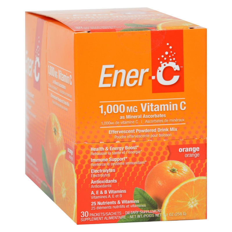 Ener-c Vitamin Drink Mix - Orange - 1000 Mg - 30 Packets - Orca Market