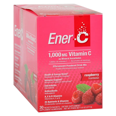 Ener-c Vitamin Drink Mix - Raspberry - 1000 Mg - 30 Packets - Orca Market