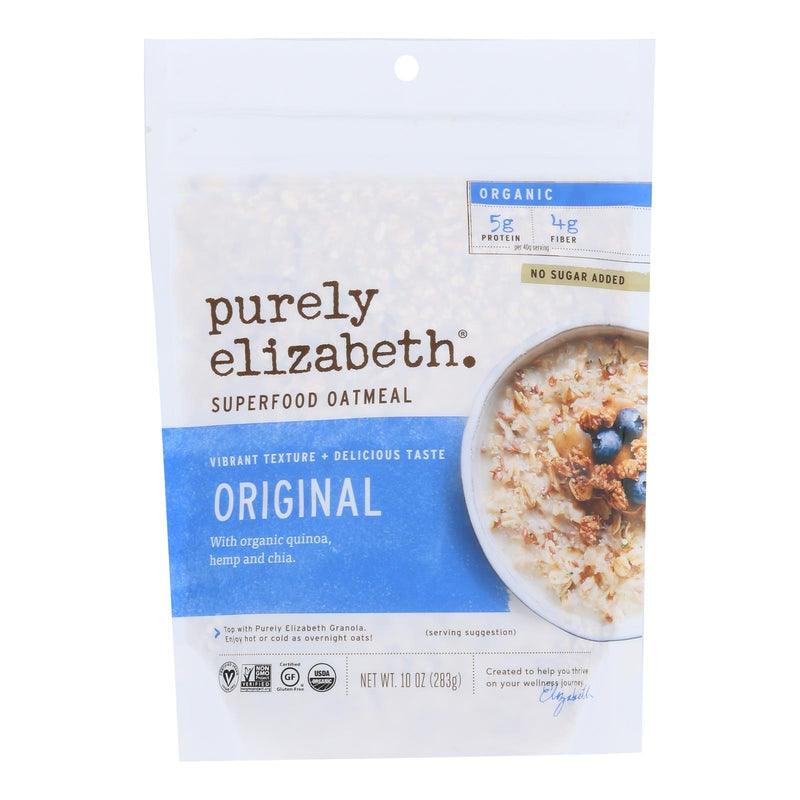 Purely Elizabeth Oatmeal - Organic - Ancient Grain - Original - 10 Oz - Case Of 6 - Orca Market