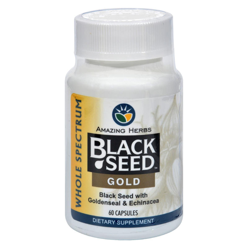 Amazing Herbs - Black Seed Gold - 60 Capsules - Orca Market